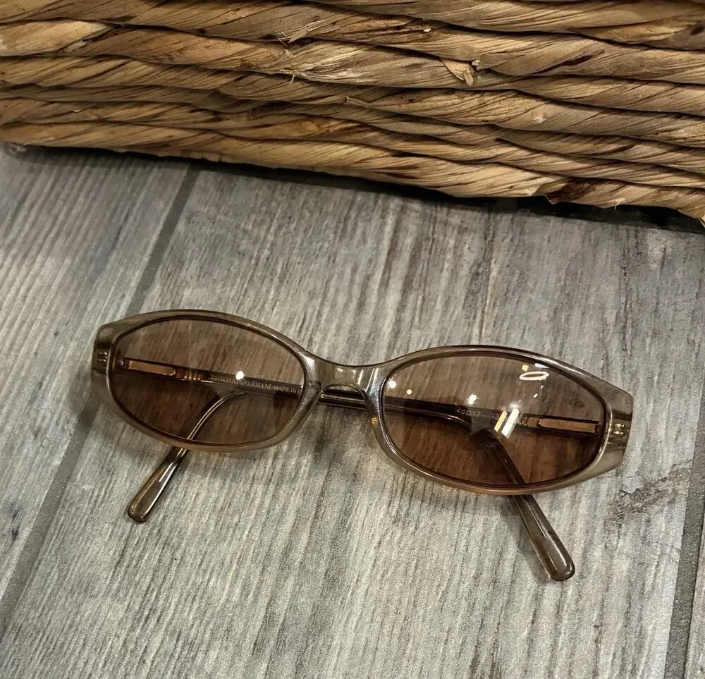 Vintage Emperio Armani 675 664 Oval Eyeglasses Frame ONLY Y2K 52-17 135 Small